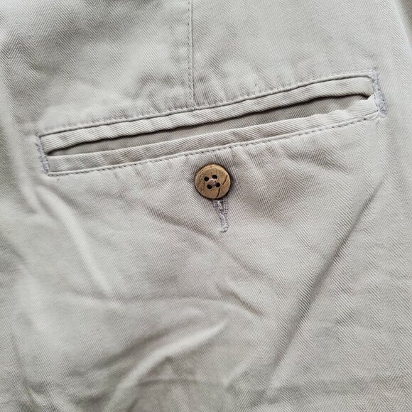 Jamaica Jaxx Men's Light Beige Silk Blend Pleated Dress Pants Trouser Size 38x32 - Picture 7 of 9